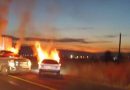 Bloqueos y vehículos incendiados en Jalisco tras enfrentamiento