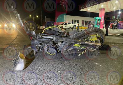Motociclista se habría pasado el alto provocando el accidente