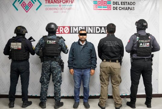 Detienen al alcalde de Cintalapa, Chiapas, por presuntos actos de corrupción y vínculos criminales