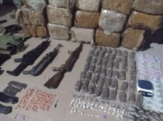 Marina asegura 240 kilos de droga, armas y equipo táctico en Cabo San Lucas