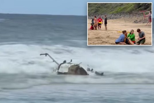 Tres muertos y dos heridos en un accidente de helicóptero turístico en la isla hawaiana de Kauai