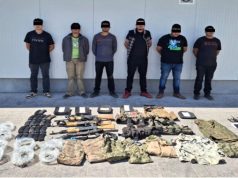 Autoridades detienen a seis personas y aseguran armas en el municipio de Xalisco