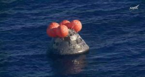 Ameriza en el Pacífico la cápsula tripulada de Artemis II