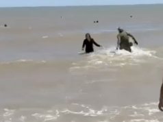 Marina rescata a una persona en playa de San Felipe, Baja California