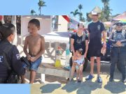 Dos menores se pierden en la Playa Rincón de Guayabitos; Afortunadamente fueron localizados