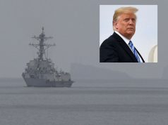 Trump afirma que destructor de EE.UU. interceptó buque Iraní que intentó burlar bloqueo naval