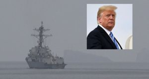 Trump afirma que destructor de EE.UU. interceptó buque Iraní que intentó burlar bloqueo naval