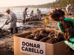 Veracruz impulsa donación de cabello para contener contaminación de hidrocarburos