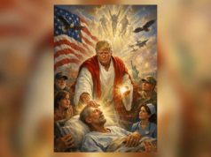 Trump publica imagen generada con IA vestido como Jesucristo