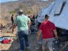 Atiende Gobierno del Estado accidente de camión de pasajeros en Pie de la Cuesta