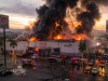 ¡TRAGEDIA EN LOS MOCHIS! Incendio en una plaza comercial deja varios fallecidos