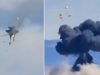 Dos aviones de combate colisionan durante espectáculo aéreo en Idaho, EU