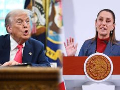 Sheinbaum responde a amenaza de intervención de Trump: «nosotros estamos actuando»
