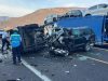 Fuerte choque entre dos camionetas en la autopista Siglo XXI de Michoacán deja siete muertos