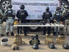 Aseguran armas y precursores químicos en Culiacán