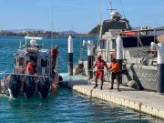 Marina realiza rescate de 11 personas en inmediaciones de Bahía la de la Paz, Baja California Sur
