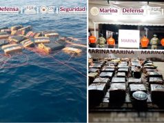 Semar decomisa 2 toneladas de cocaína en Golfo de Tehuantepec