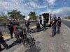 Derrapa a exceso de velocidad en el libramiento de Tepic y termina hospitalizado