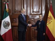 Claudia Sheinbaum recibe al rey Felipe VI en Palacio Nacional