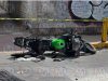 Motociclista sufre desprendimiento de pie tras ser embestido por camioneta