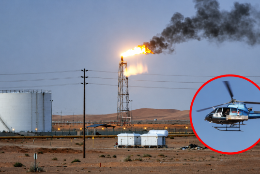 Mueren 14 personas al estrellarse un helicóptero de la petrolera Aramco en Arabia Saudí