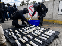 Aseguran 59 artefactos explosivos a normalistas de Ayotzinapa que llegaron a CDMX