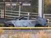 Hallan 2 cuerpos dentro de auto calcinado en el Periférico Ecológico de Puebla