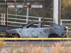 Hallan 2 cuerpos dentro de auto calcinado en el Periférico Ecológico de Puebla