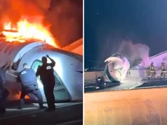 Jet privado se estrella en autopista de Laredo, en Texas: un pasajero murió