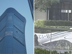 Avión se estrella contra el China Zun, el edificio más alto de Beijing