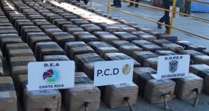 Operativo conjunto entre Costa Rica y EEUU deja histórico decomiso de cocaína en el Pacífico