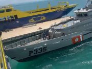 Colisionan patrulla naval y embarcación de carga en Quintana Roo; investigan posible falla técnica