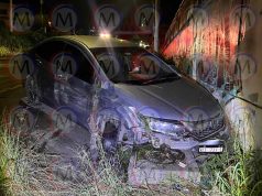 Dos hombres resultan lesionados tras accidente en el Libramiento de Tepic