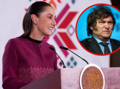 Sheinbaum rechaza acusaciones de Milei: «Es falso que haya una campaña de México contra Argentina»
