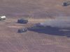 Un caza militar F-35B se estrella y se incendia en una base de California