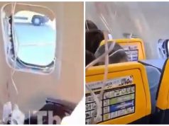 Terror en el aire: se rompe una ventanilla en pleno vuelo y un pasajero queda parcialmente succionado