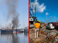 Explota barco camaronero en Mazatlán; un trabajador murió tras ser lanzado por la onda expansiva