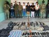 Marina detiene a ocho personas con armas y equipo táctico en Badiraguato, Sinaloa
