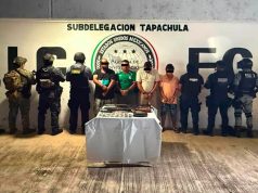 Detienen en Chiapas a 9 presuntos criminales, 2 de ellos requeridos por Guatemala