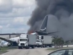 Un avión de Amazon se estrella en el aeropuerto de Miami
