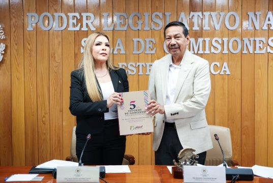 Recibe Poder Legislativo V Informe de Gobierno