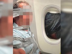 Pasajero es sometido y amarrado con cinta tras causar disturbios en vuelo de American Airlines