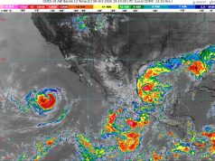 Alertan por formación de dos ciclones tropicales en México