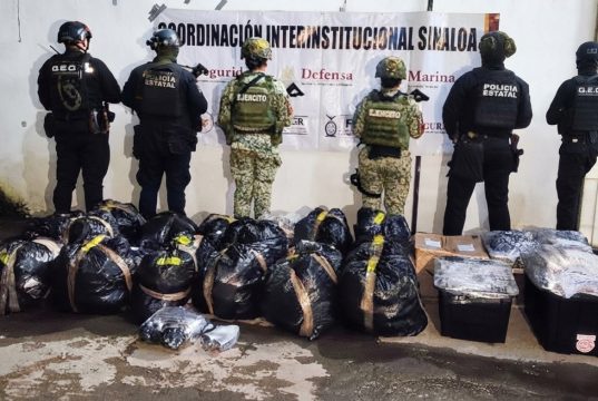 Aseguran droga en productos comestibles durante operativo en Mazatlán