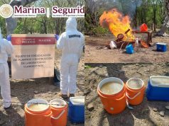 Aseguran 100 kilos de metanfetamina y desmantelan narcolaboratorio en Culiacán, Sinaloa