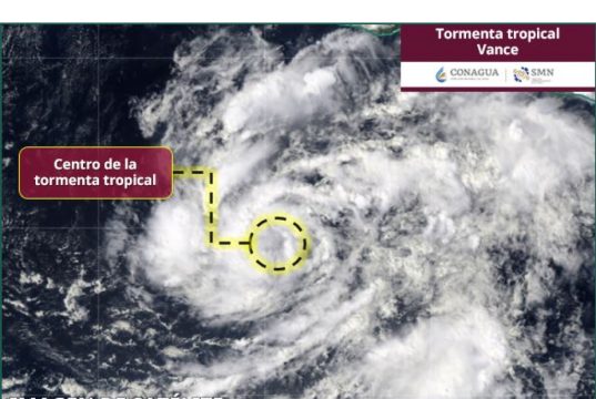 Se forma la tormenta tropical Vance en el Pacífico; se mantiene lejos de México