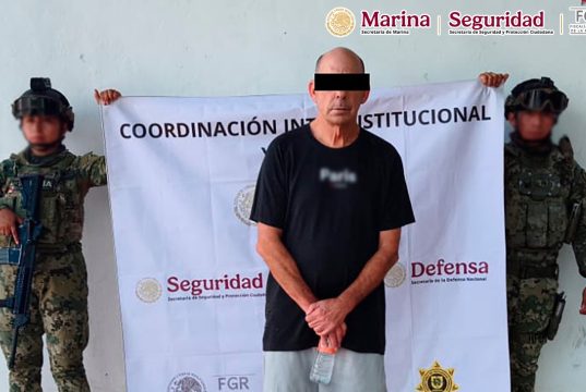 Detienen en Mérida a estadounidense buscado en Florida por cuatro órdenes de arresto